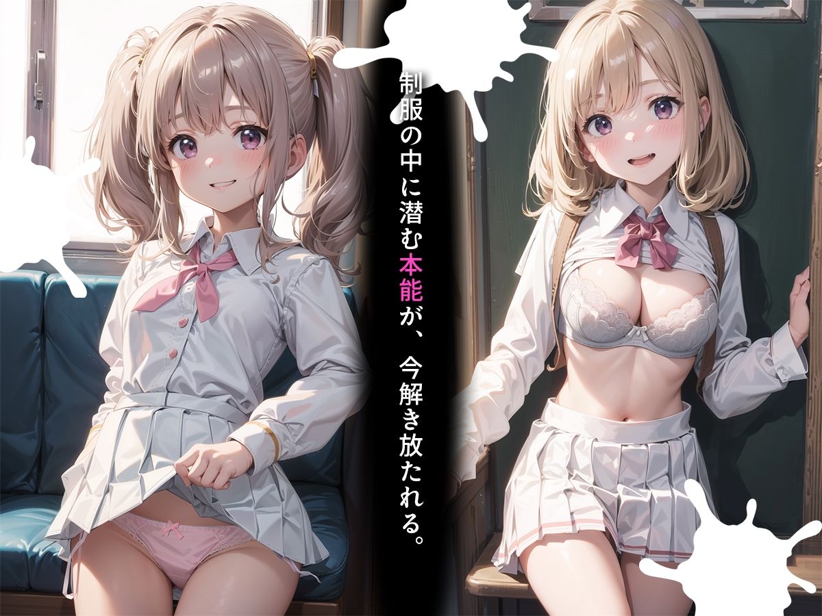 サンプル画像4:制服美少女をハメたおす(銀河鉄道の夜) [d_445055]