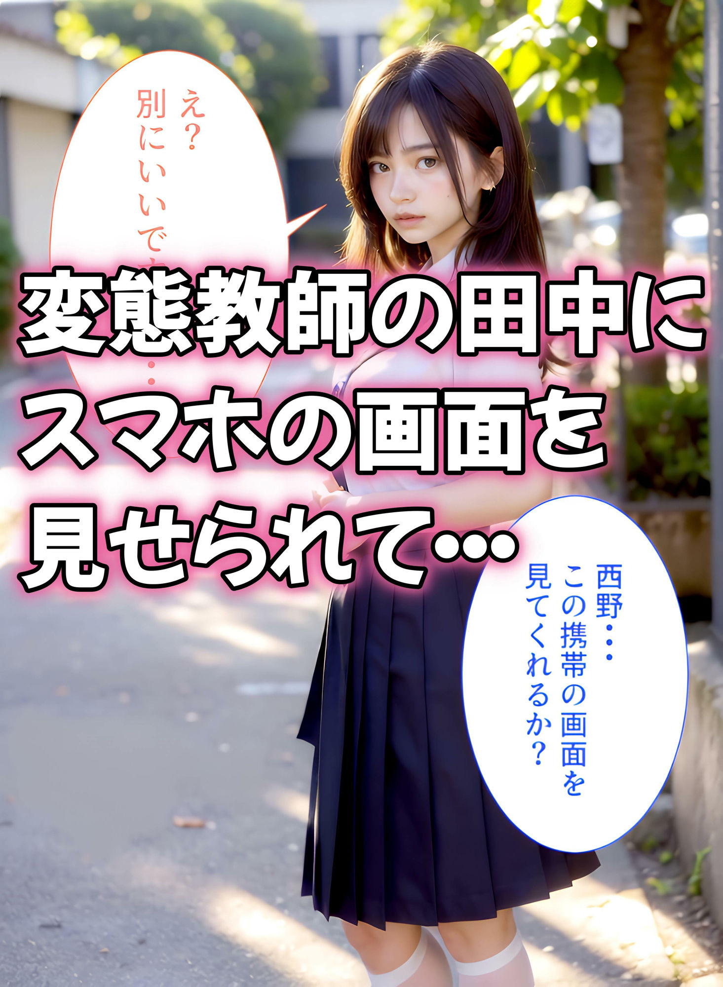 サンプル画像2:変態教師に催●をかけられ妊娠させられる激カワ女子校生(Airi) [d_445069]