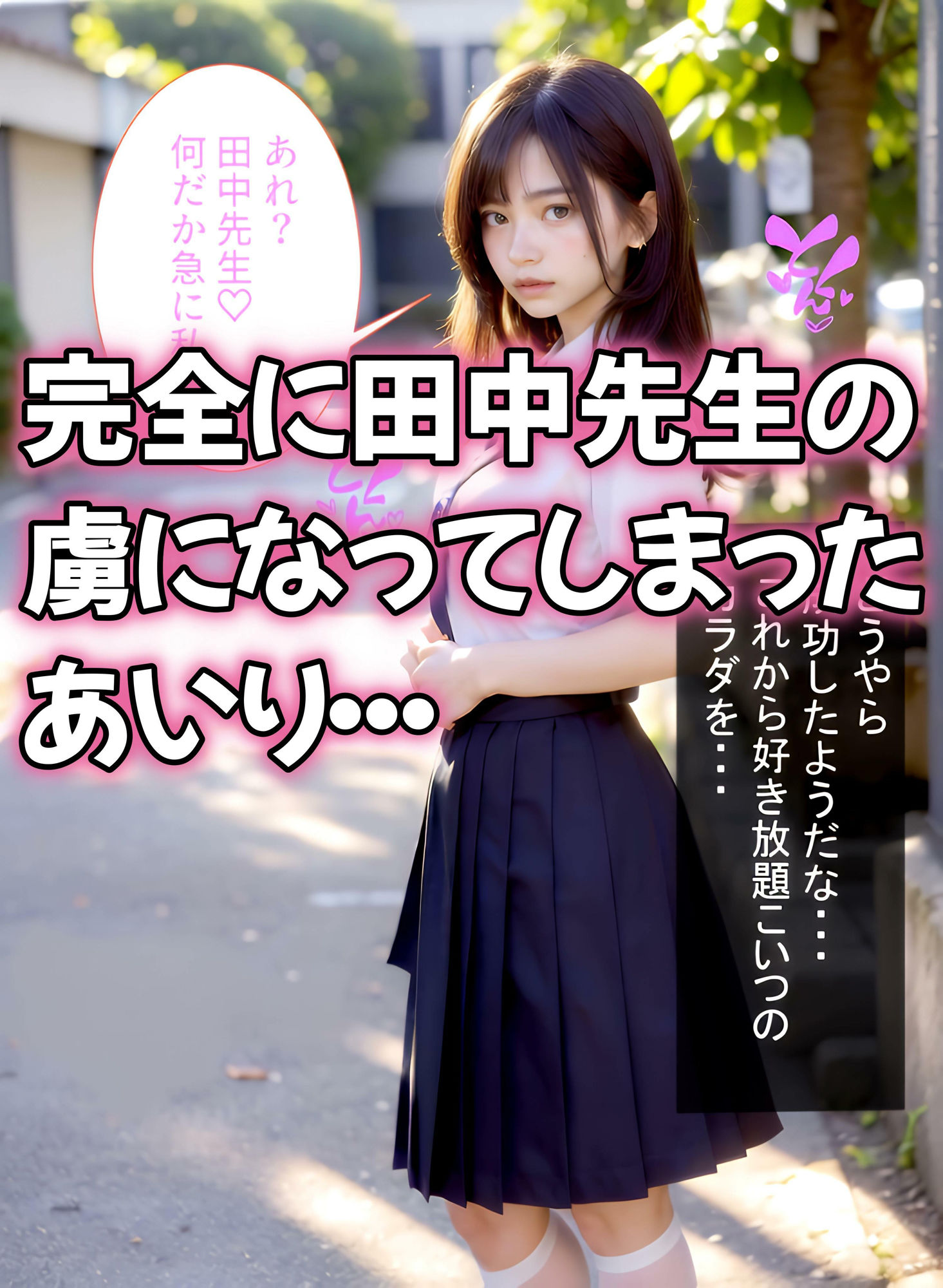 サンプル画像3:変態教師に催●をかけられ妊娠させられる激カワ女子校生(Airi) [d_445069]