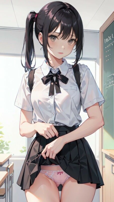 サンプル画像1:AI生成 クラスのマドンナ委員長に土下座してパンティを見せてもらった – Vol.1(美伝プロジェクト) [d_445105]