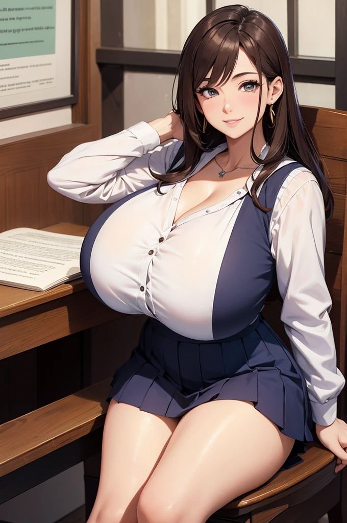爆乳コスプレ美女【妄想イラスト美女図鑑vol.118】のサンプル画像 6