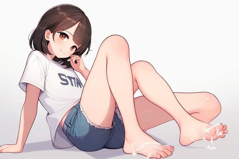 サンプル画像4:黒髪ロングクール女子に蔑まれながら無様にイキたい〜足コキでこってり搾精〜(晴耕雨読) [d_445146]