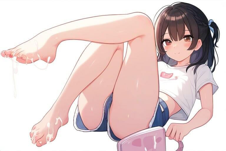 サンプル画像6:黒髪ロングクール女子に蔑まれながら無様にイキたい〜足コキでこってり搾精〜(晴耕雨読) [d_445146]