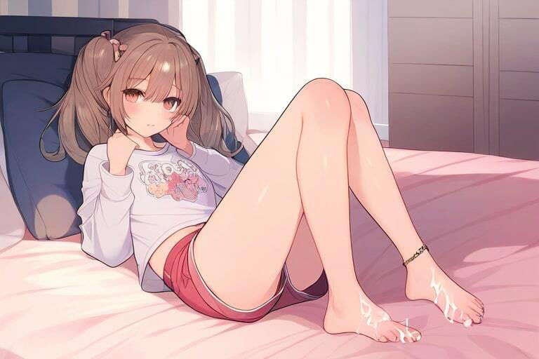 サンプル画像4:むちむち彼女に足コキしてもらう〜頼まれたら…断れないじゃない〜(晴耕雨読) [d_445178]