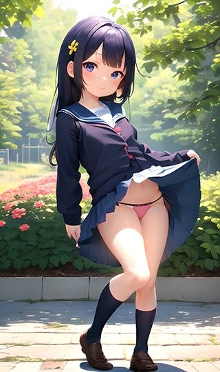 サンプル画像2:JKコスプレVol.7_立ちパンチラ すぐに使える？！インデックス付(あむかし屋) [d_445304]