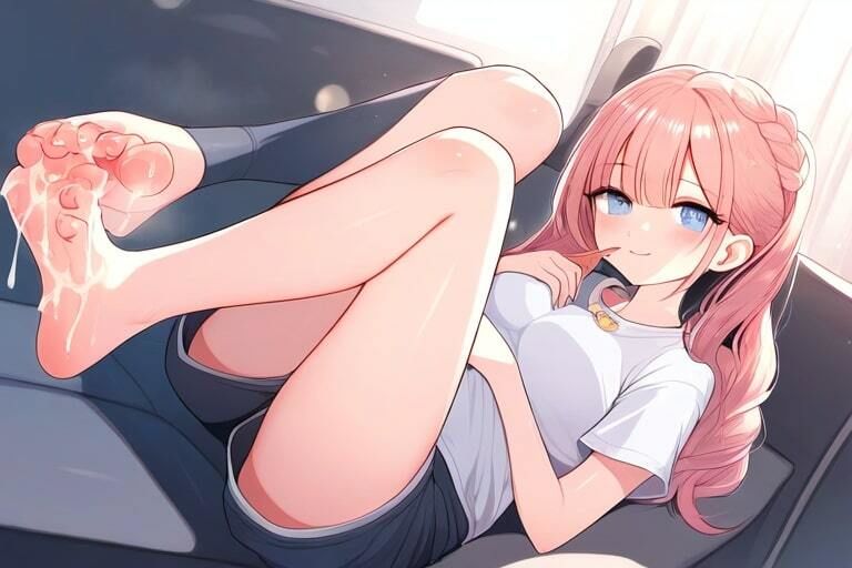 サンプル画像3:高嶺の花の素足〜蔑まれながら足コキ〜(晴耕雨読) [d_445362]