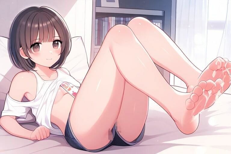 サンプル画像5:純情そうな子ほど意外とエロい〜足コキでいいんですか？挿れてもいいですよ〜(晴耕雨読) [d_445380]