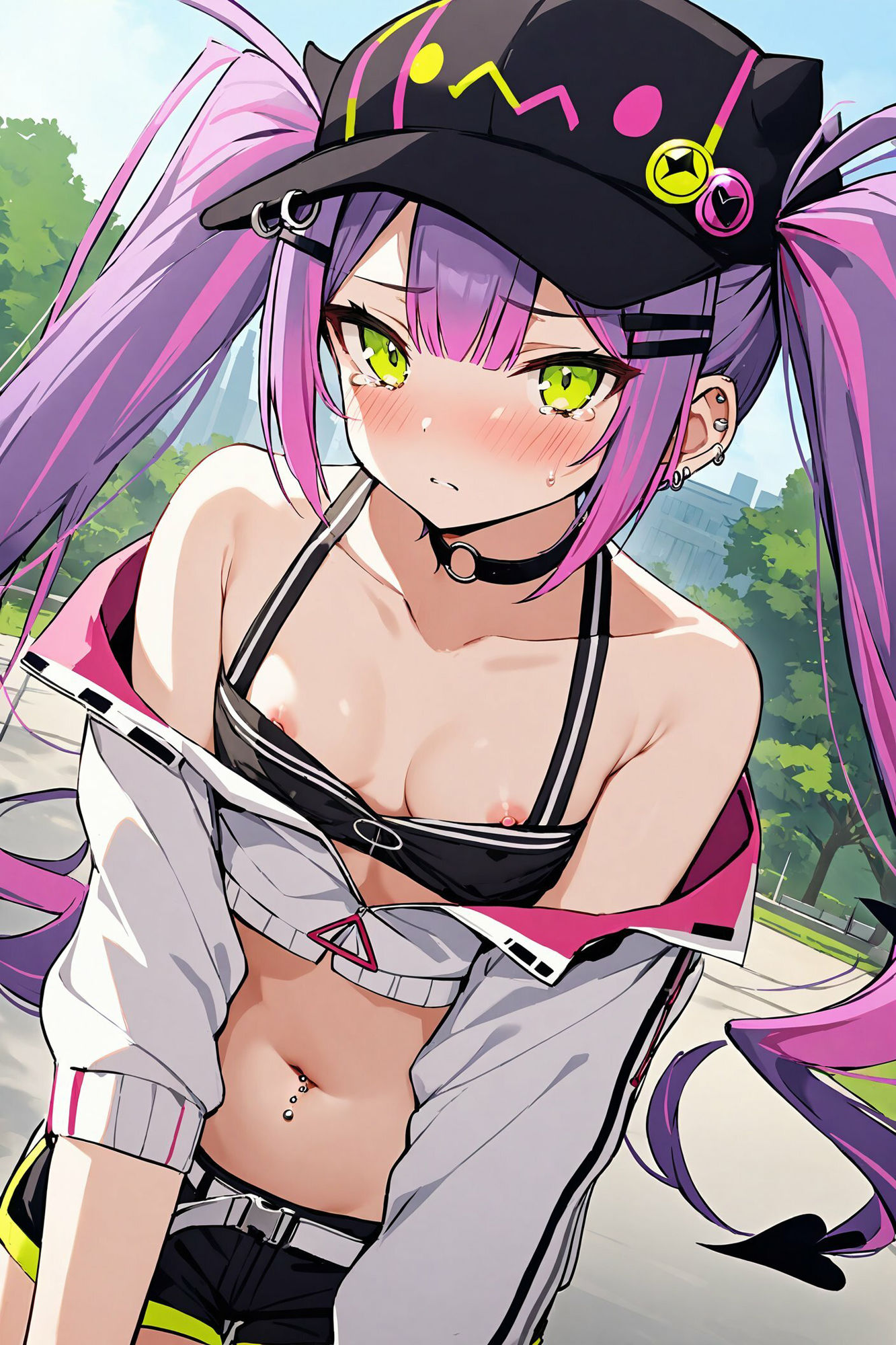 サンプル画像2:こっそりおっぱいを見せてくれる〜常闇トワ編〜(えるごらぼ) [d_445386]