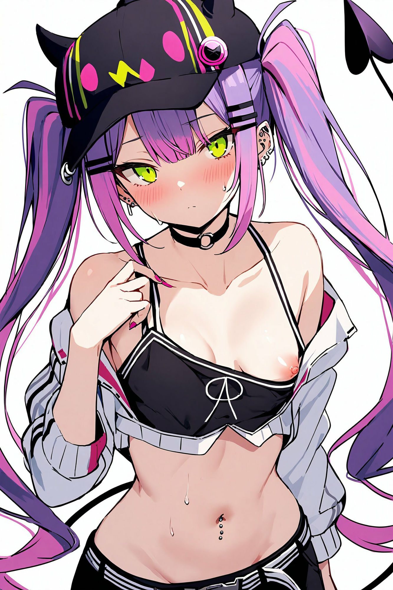 サンプル画像3:こっそりおっぱいを見せてくれる〜常闇トワ編〜(えるごらぼ) [d_445386]