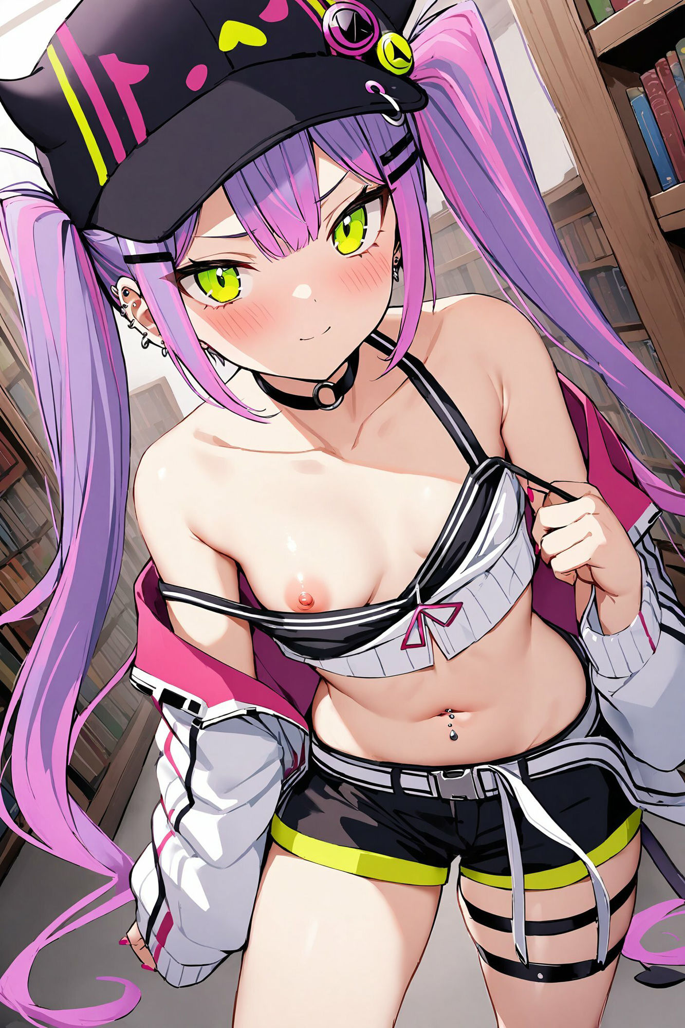 サンプル画像4:こっそりおっぱいを見せてくれる〜常闇トワ編〜(えるごらぼ) [d_445386]