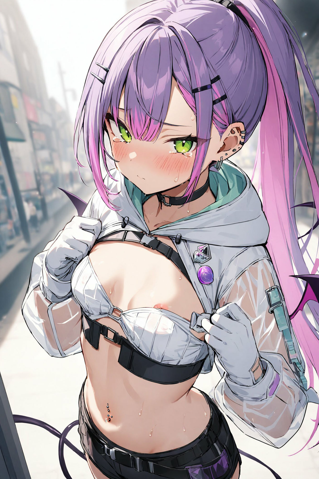 サンプル画像5:こっそりおっぱいを見せてくれる〜常闇トワ編〜(えるごらぼ) [d_445386]