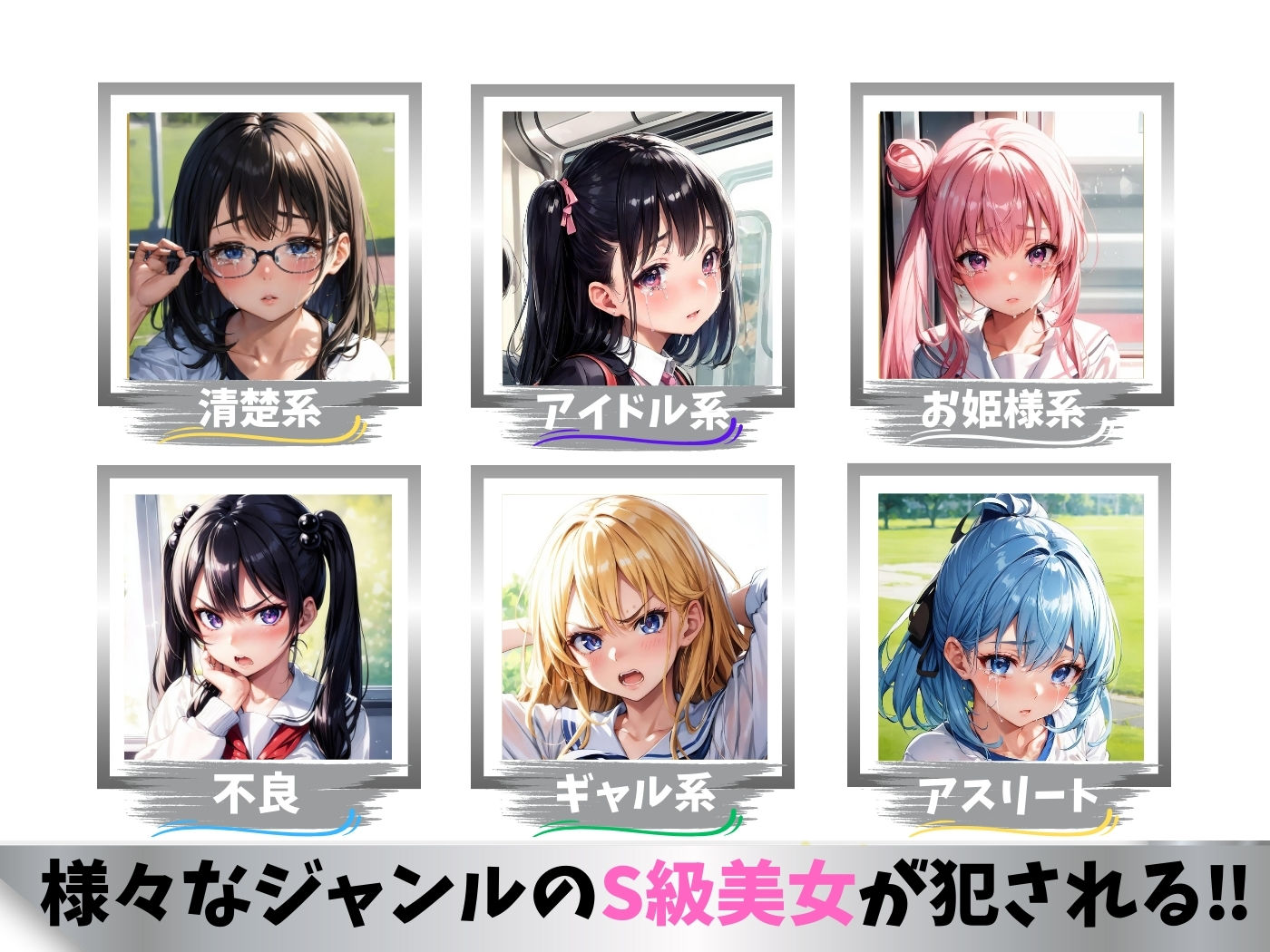 サンプル画像2:【総集編Vo.2】脅され、犯●れた女子校生達シリーズ(violence  boy) [d_445398]