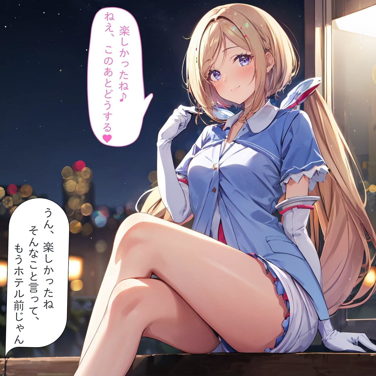 サンプル画像2:イチャラブ短編集（ホロ◯◯ブ）(Lowisの画廊) [d_445434]