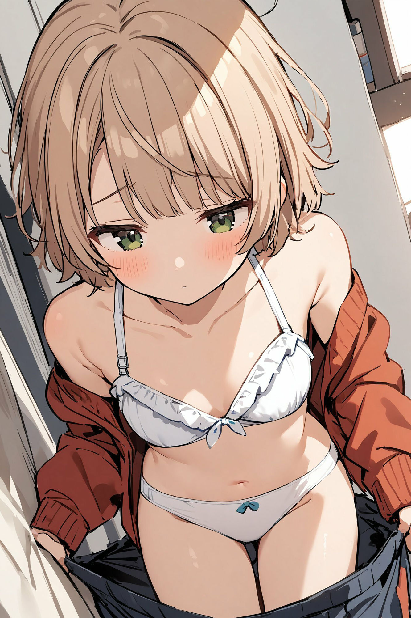 サンプル画像1:着替えをこっそりのぞかれる〜しぐれうい編〜(えるごらぼ) [d_445438]