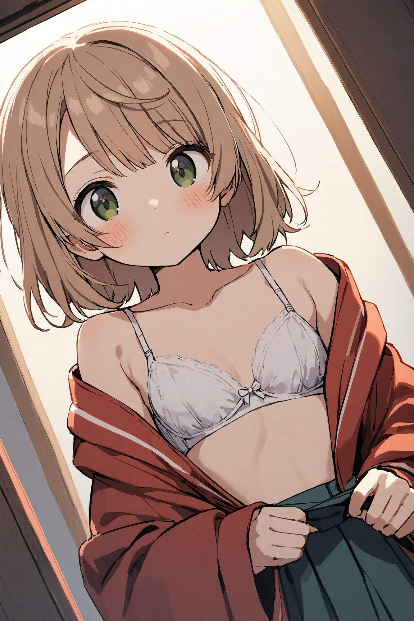 着替えをこっそりのぞかれる〜しぐれうい編〜のサンプル画像 6