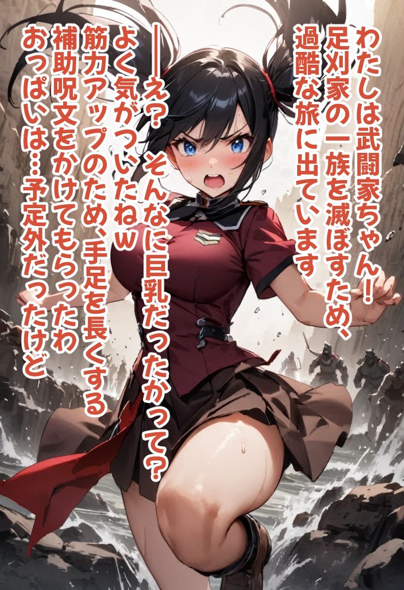 サンプル画像1:武闘家ちゃん 巨乳＋特殊アングル(コーンパン) [d_445459]