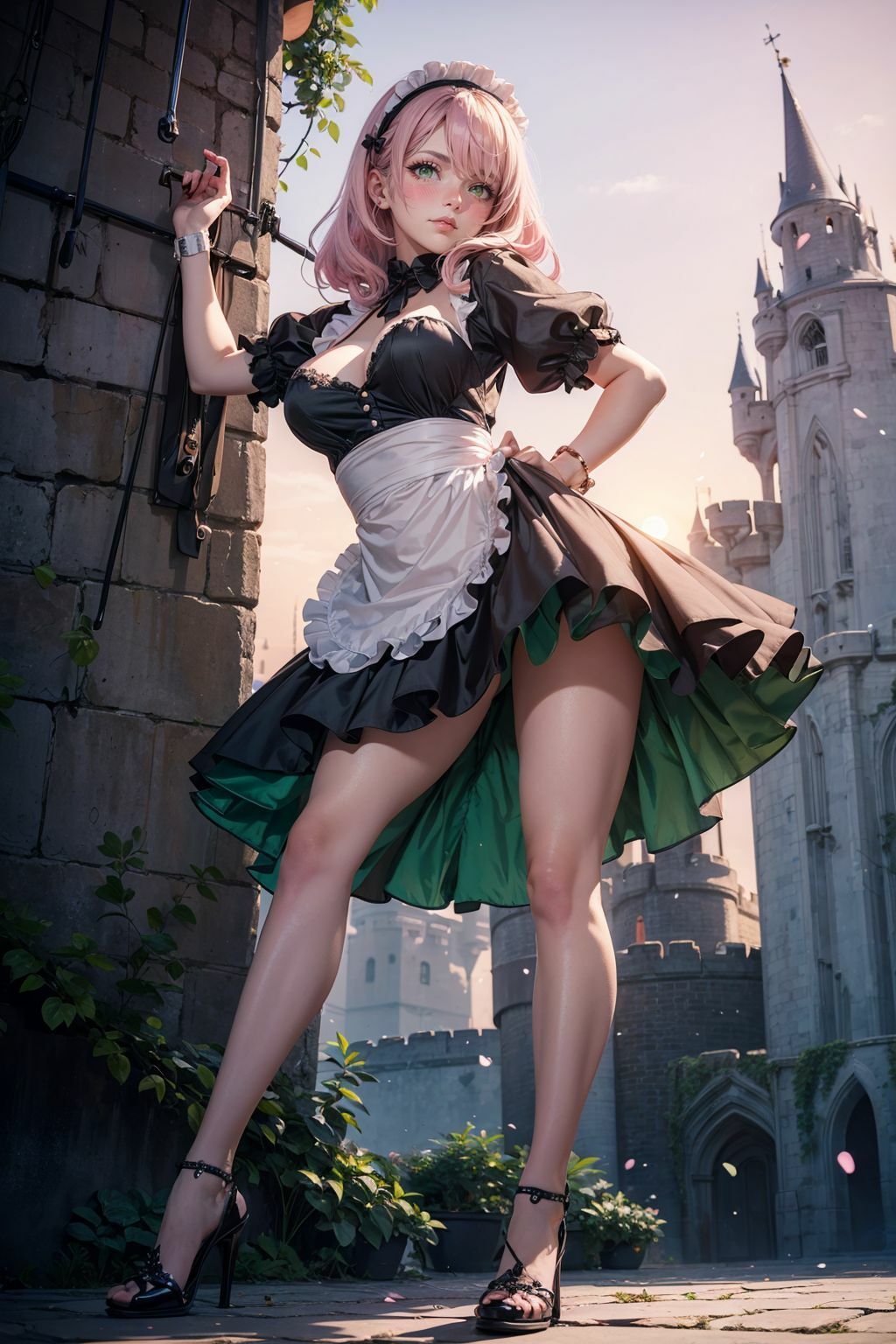 サンプル画像4:戦場を駆ける孤高の竜騎士誰もいない場所を跳びまわり鎧を脱いでコスプレの日々(らいたん) [d_445511]