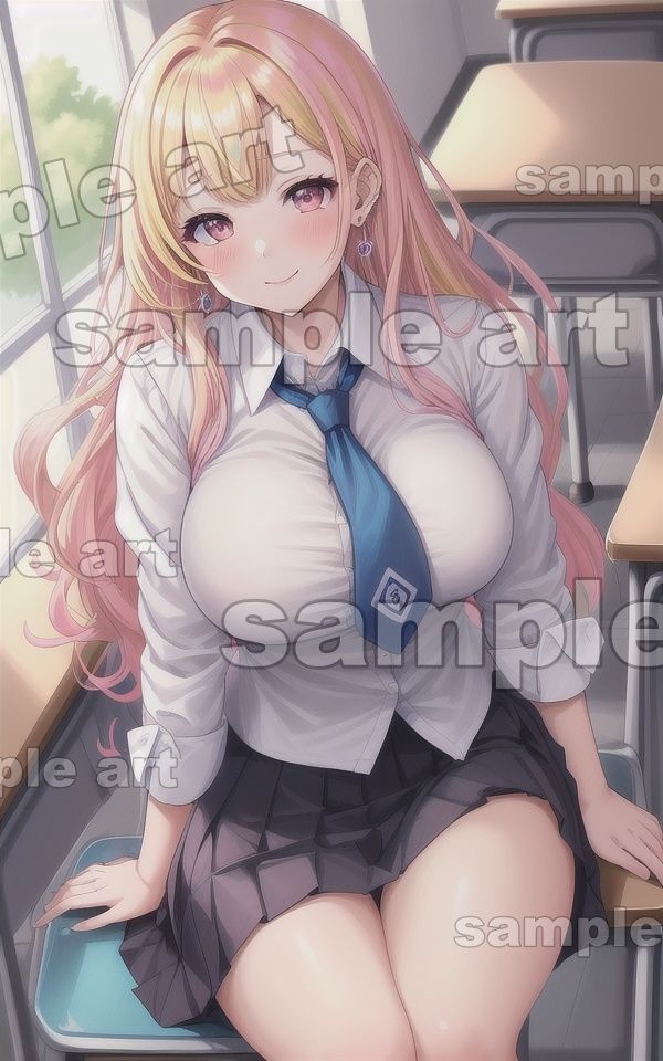 サンプル画像1:巨乳ギャル〜偏差値30のギャルだらけで教師がいじめられる〜(媚薬DNA) [d_445643]