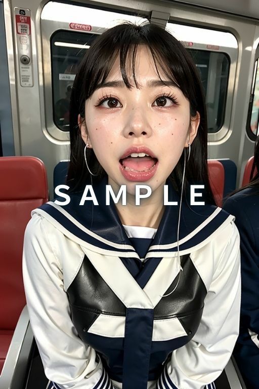 サンプル画像1:【超高画質】女子校生のエチエチ通学(モネ) [d_445688]