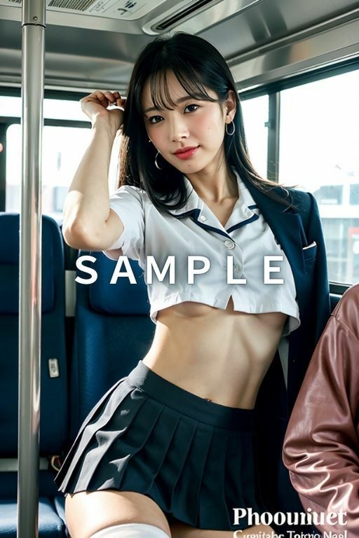 サンプル画像4:【超高画質】女子校生のエチエチ通学(モネ) [d_445688]