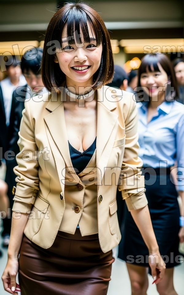 サンプル画像1:OLの露出特集〜新卒採用の担当をしていたら枕営業を仕掛けていた〜破廉恥社員(くぱぁの国王) [d_445748]