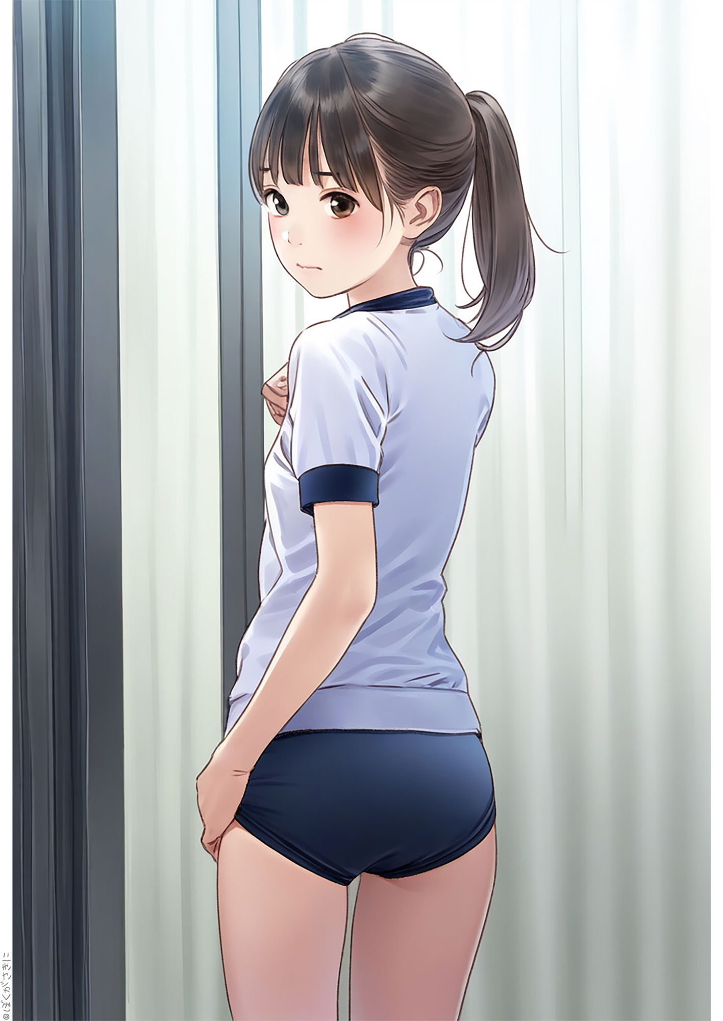 サンプル画像2:イケてる女子のお尻4 再びブルマ編(ぼくがさきに) [d_445867]