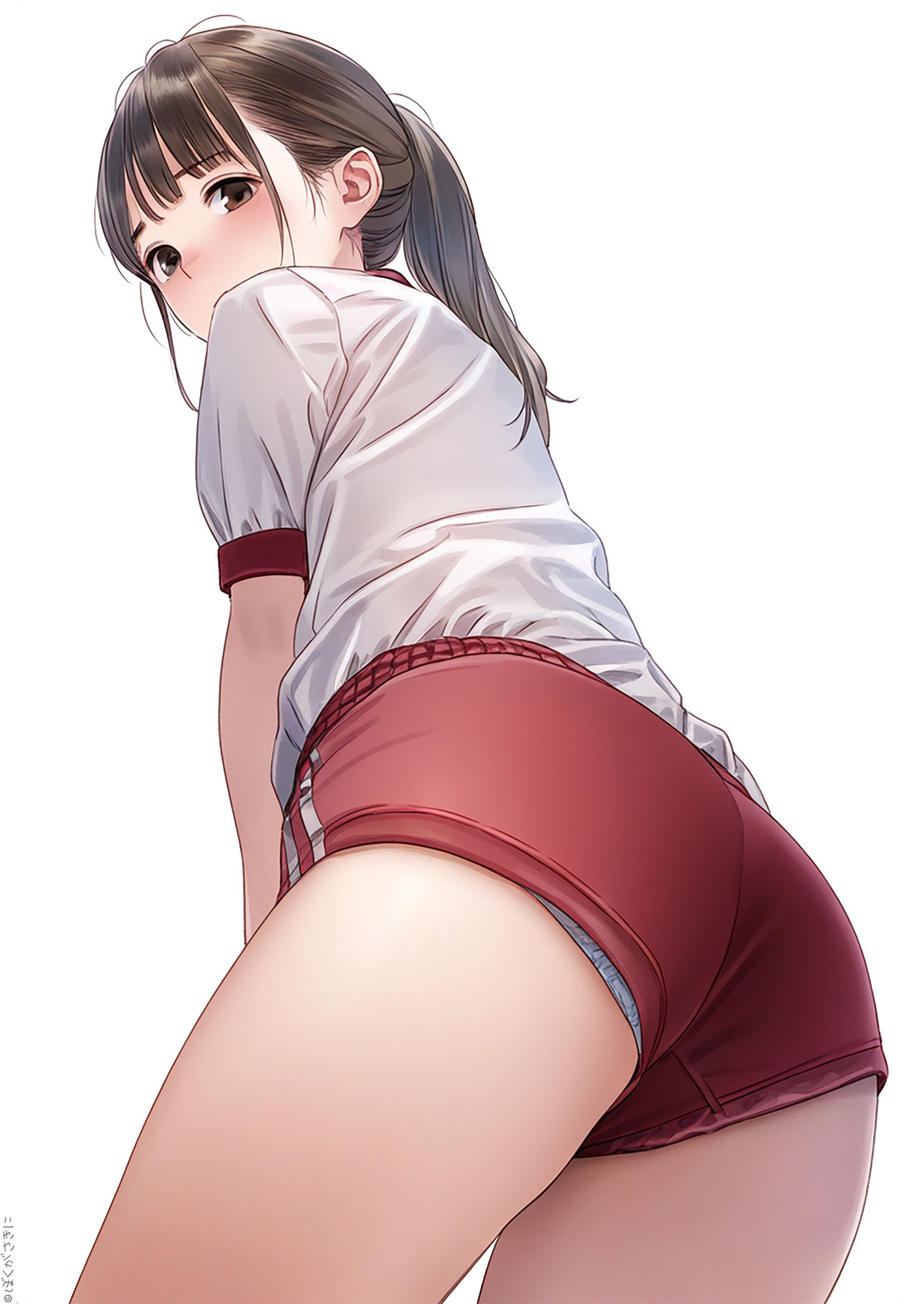 サンプル画像5:イケてる女子のお尻4 再びブルマ編(ぼくがさきに) [d_445867]