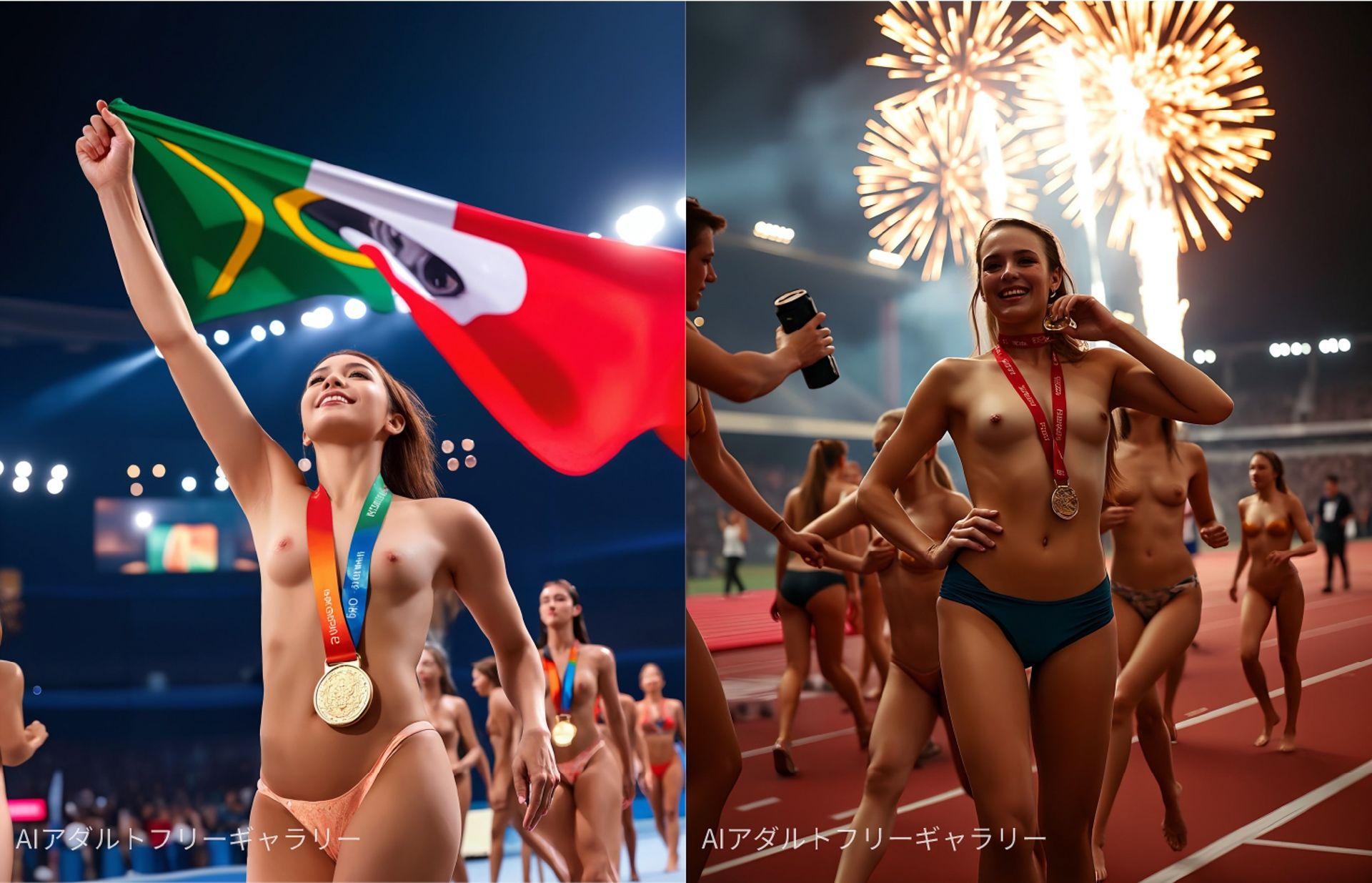 サンプル画像2:おっぱい丸出し女子アスリートオリジナルピックアップ画像集Vol2 柔道 スケボー ビーチバレー スポーツクライミング 砲丸投げ編(AIアダルトフリーギャラリー) [d_446041]