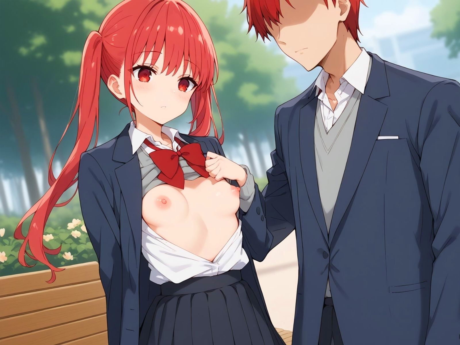 サンプル画像5:堀さんと変態くん 500P(AI破壊神) [d_446053]