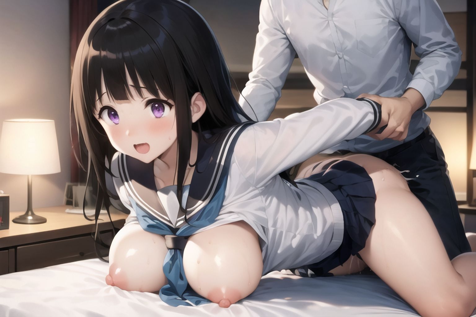 サンプル画像5:あのヒロインを寝取り種付けSEX〜千反〇える編〜(かしんこじ) [d_446091]