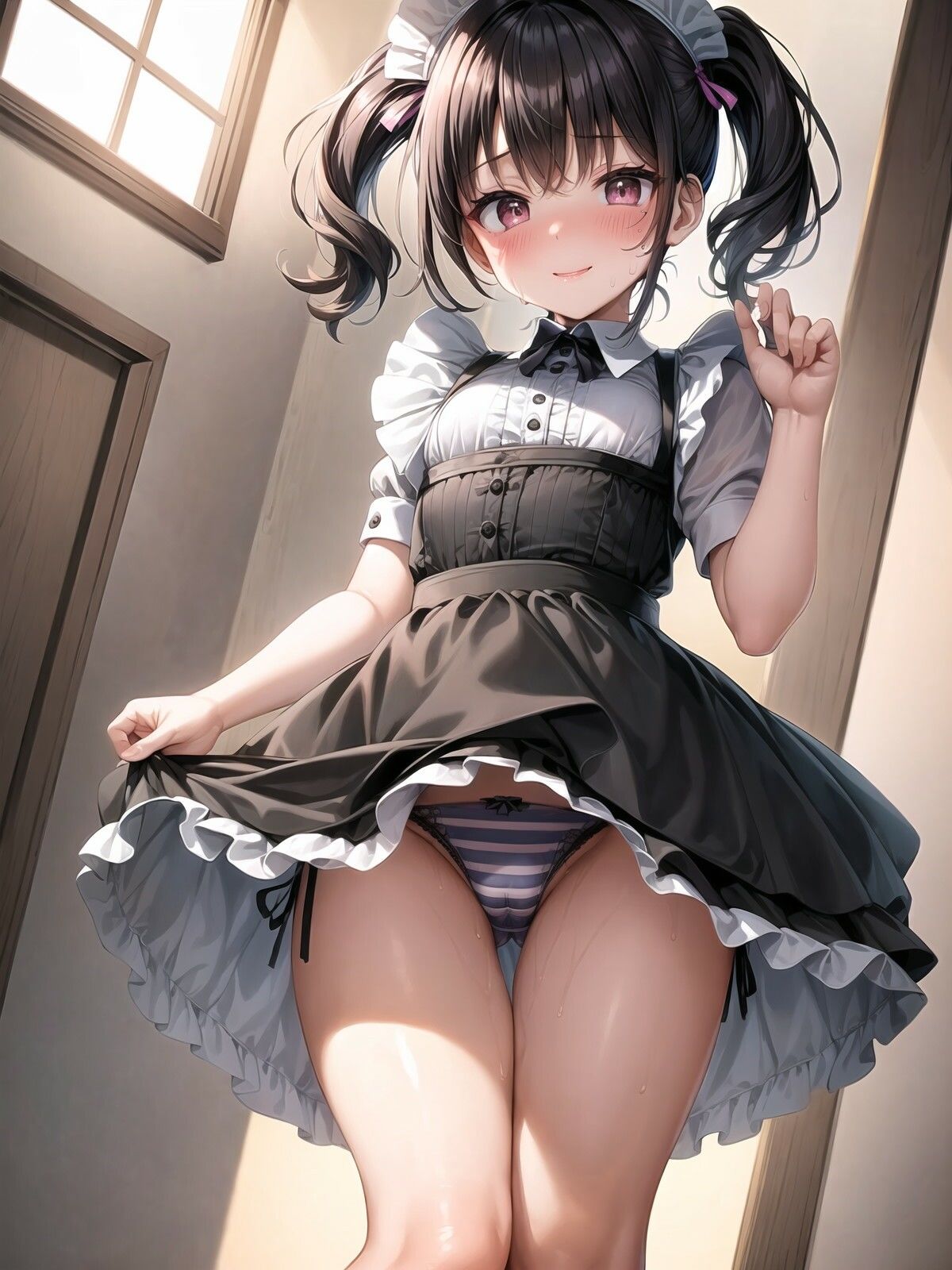 サンプル画像3:ご主人様は絶対 言いなりメイド 7 ろり編第二弾(メロンJKといちご少女) [d_446217]