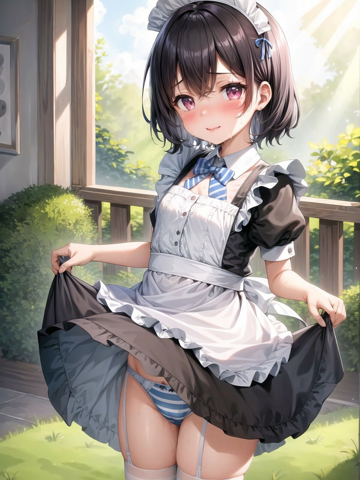 サンプル画像6:ご主人様は絶対 言いなりメイド 7 ろり編第二弾(メロンJKといちご少女) [d_446217]