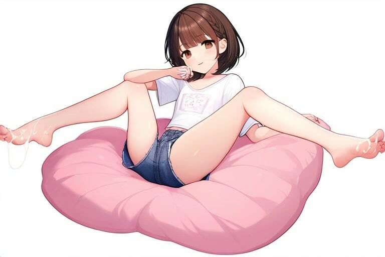 サンプル画像5:しっかり者なおさげ女子に白濁ぶっかけ〜おかしくなるまで足コキで快楽責め〜(晴耕雨読) [d_446249]