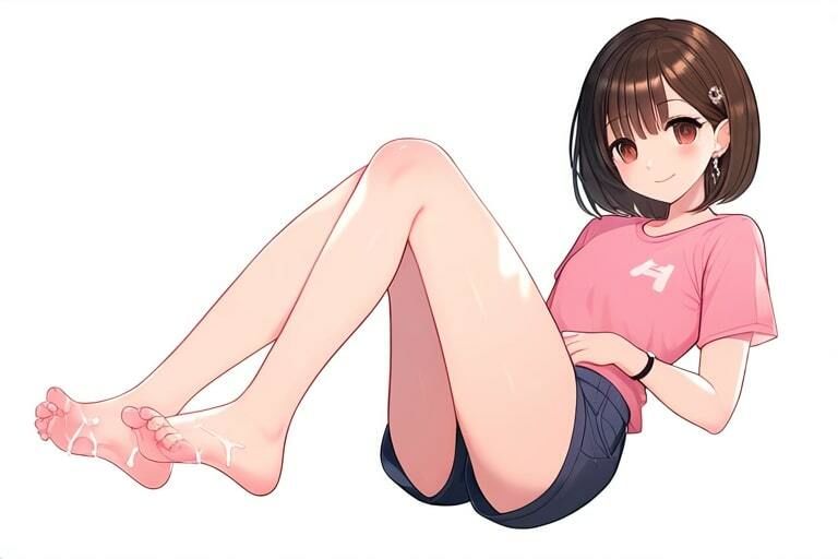 サンプル画像6:ぶりっこ後輩に根こそぎ搾りとられる〜無理やり部屋に連れ込まれて足コキされる〜(晴耕雨読) [d_446250]