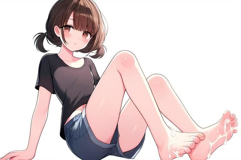 サンプル画像1:妹の友達はいつも足コキしてくれる〜おもらしびゅーびゅーぶっかけるほうかご〜(晴耕雨読) [d_446253]