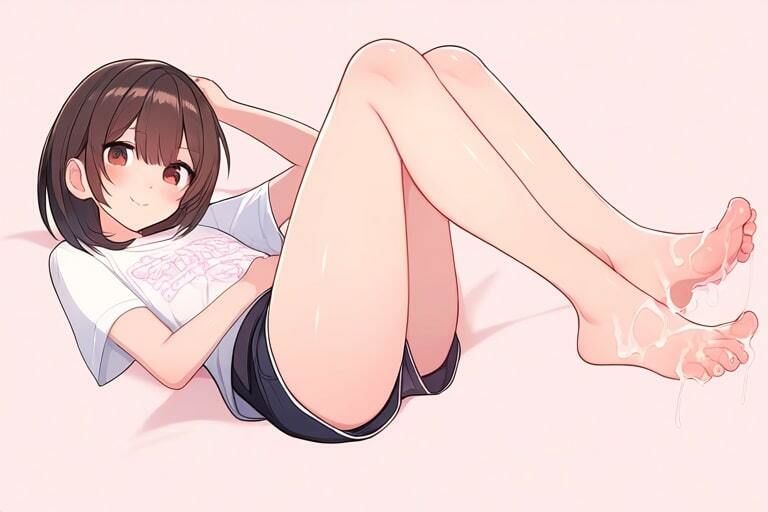 サンプル画像2:妹の友達はいつも足コキしてくれる〜おもらしびゅーびゅーぶっかけるほうかご〜(晴耕雨読) [d_446253]