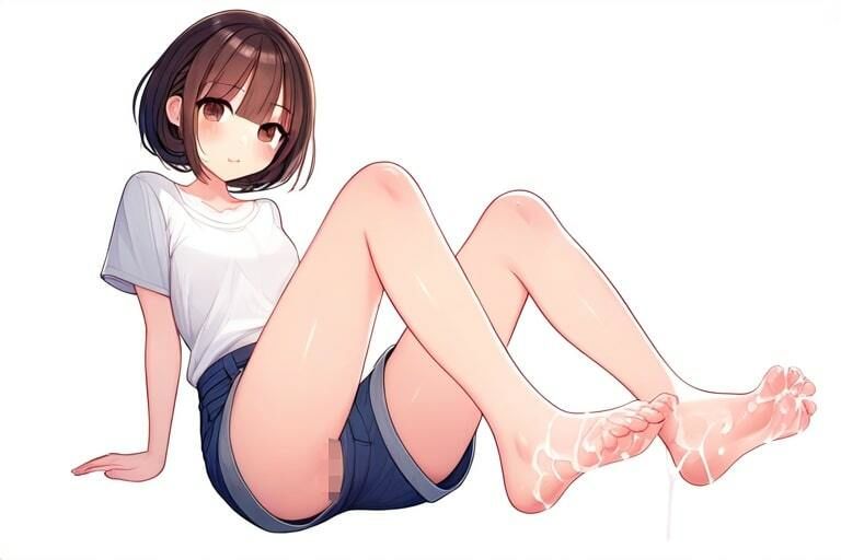 サンプル画像3:今ドキ女子に足コキで搾精される〜綺麗なおみ足に子種ぶっかけ〜(晴耕雨読) [d_446256]