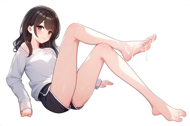 サンプル画像1:制服女子にびゅーびゅーぶっかけ〜足コキだけでイクなんてどうかしてます〜(晴耕雨読) [d_446288]