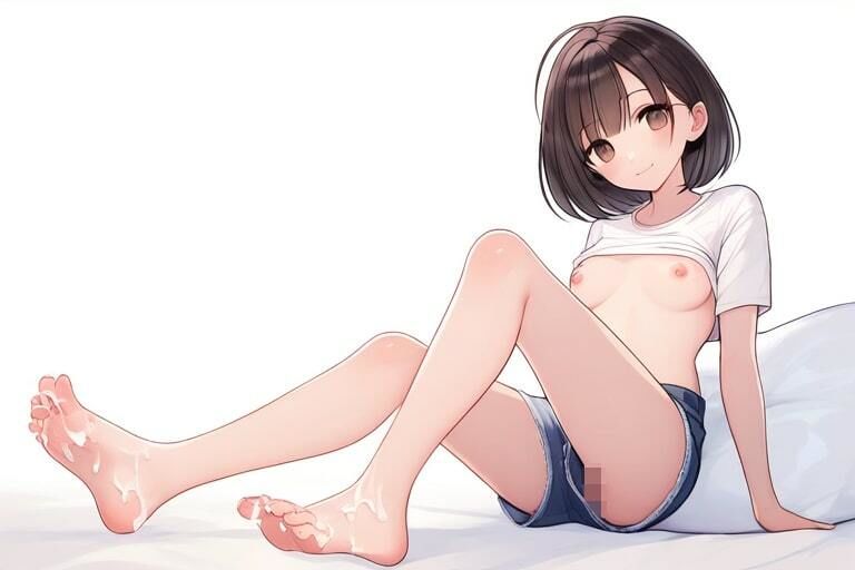 サンプル画像3:制服女子にびゅーびゅーぶっかけ〜足コキだけでイクなんてどうかしてます〜(晴耕雨読) [d_446288]