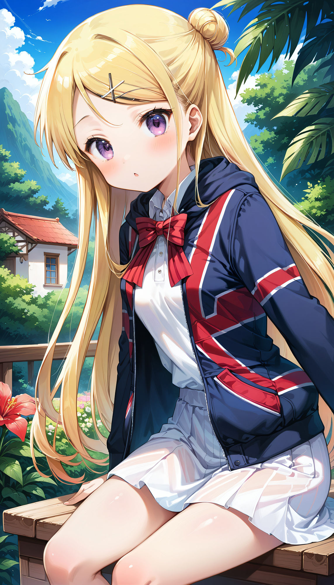 サンプル画像1:九条カレン（きんいろモザイク）のエロCG集！(農地改革) [d_446307]