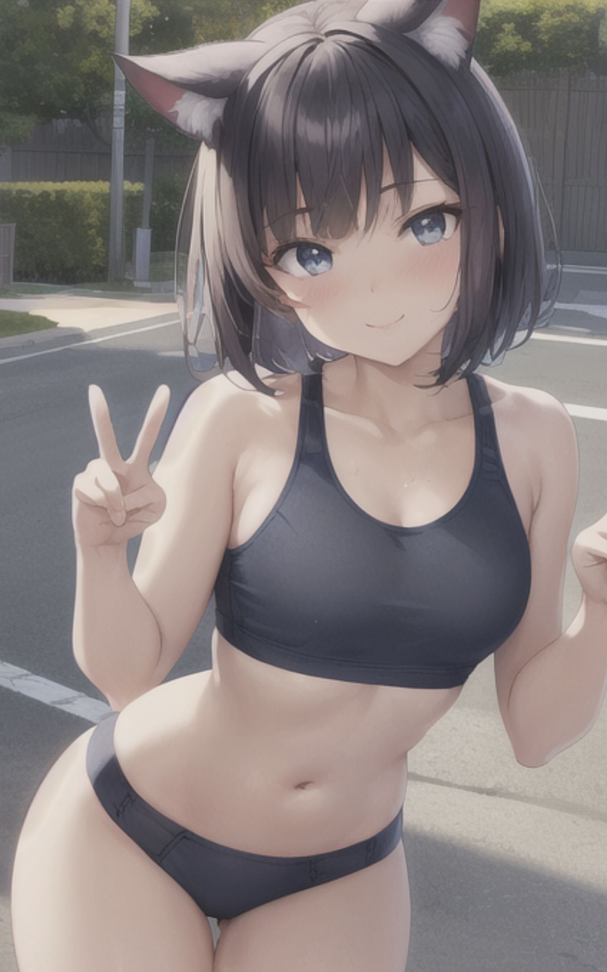 サンプル画像4:夢猫ちゃん – スポーツウェア編(夢猫ファクトリー) [d_446467]