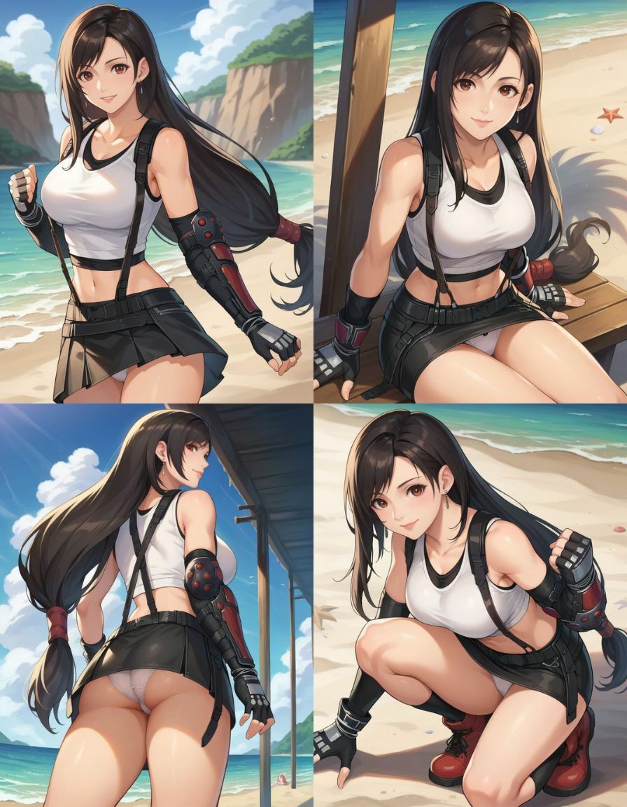 サンプル画像1:IF・・・憧れのヒロインがエチエチだったら・・・ ティファ 前編(いちごミルクif) [d_446518]