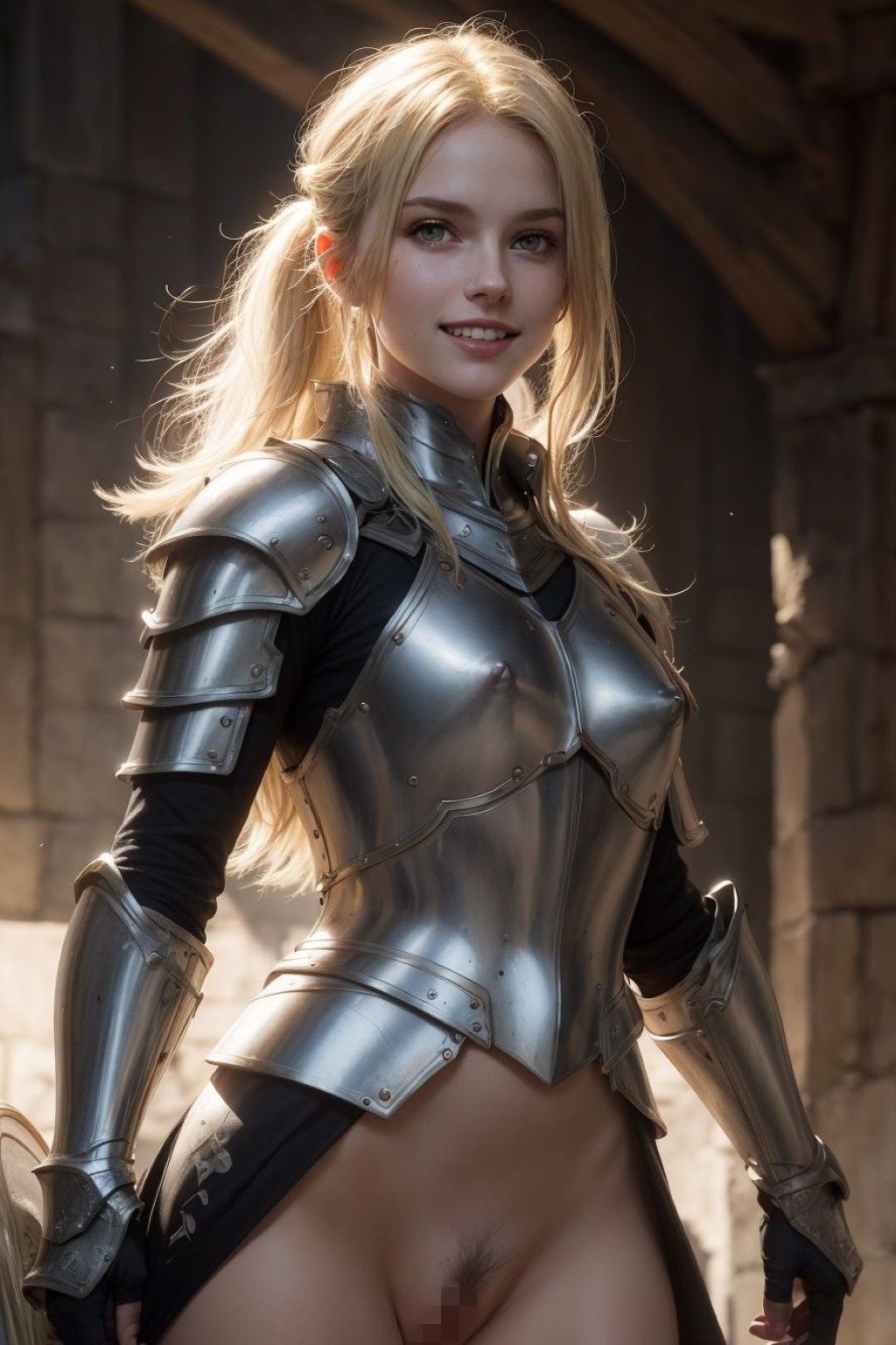 サンプル画像1:戦場の女騎士(ツンドラ) [d_446523]