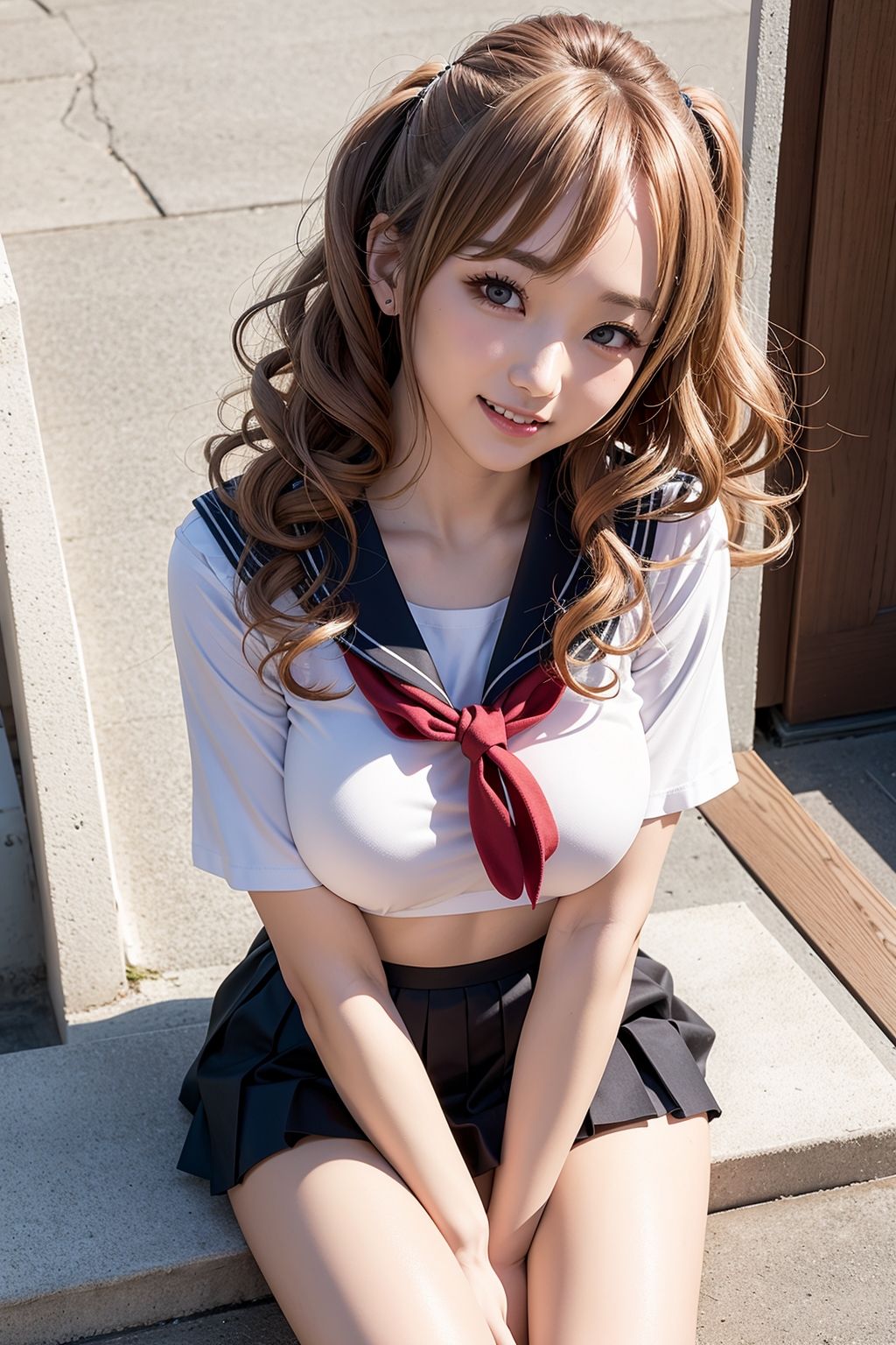 サンプル画像4:脱衣の天使たち ロングウェーブギャル編(A_LOVE_A) [d_446628]