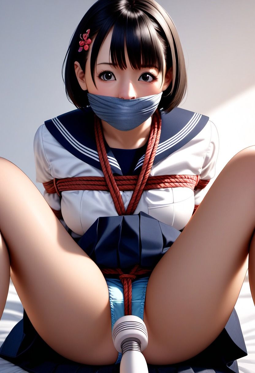 サンプル画像6:今日もまた縛られちゃいました〜セーラー服編vol.2〜(くろねこ倶楽部) [d_446631]