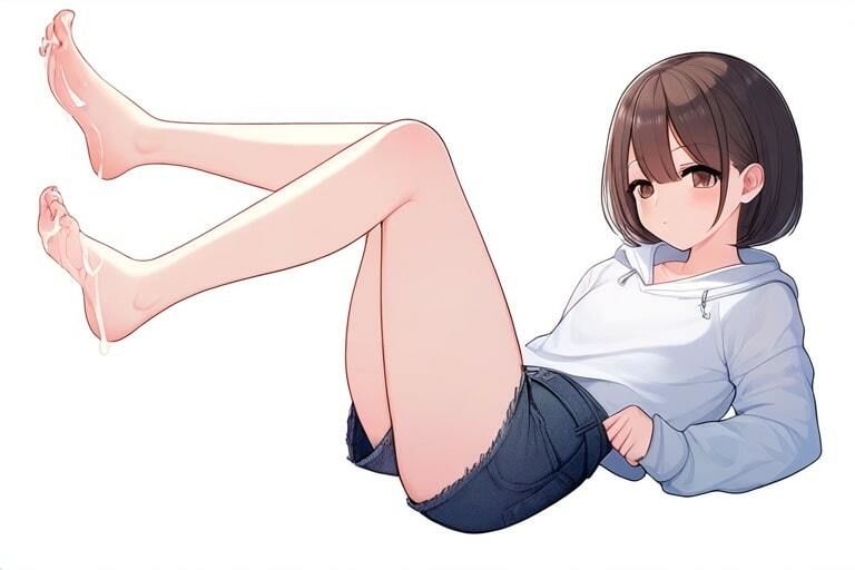 いつも眠そうな夢かわ女子のとりこ〜透き通るような素足で足コキ〜のサンプル画像 6