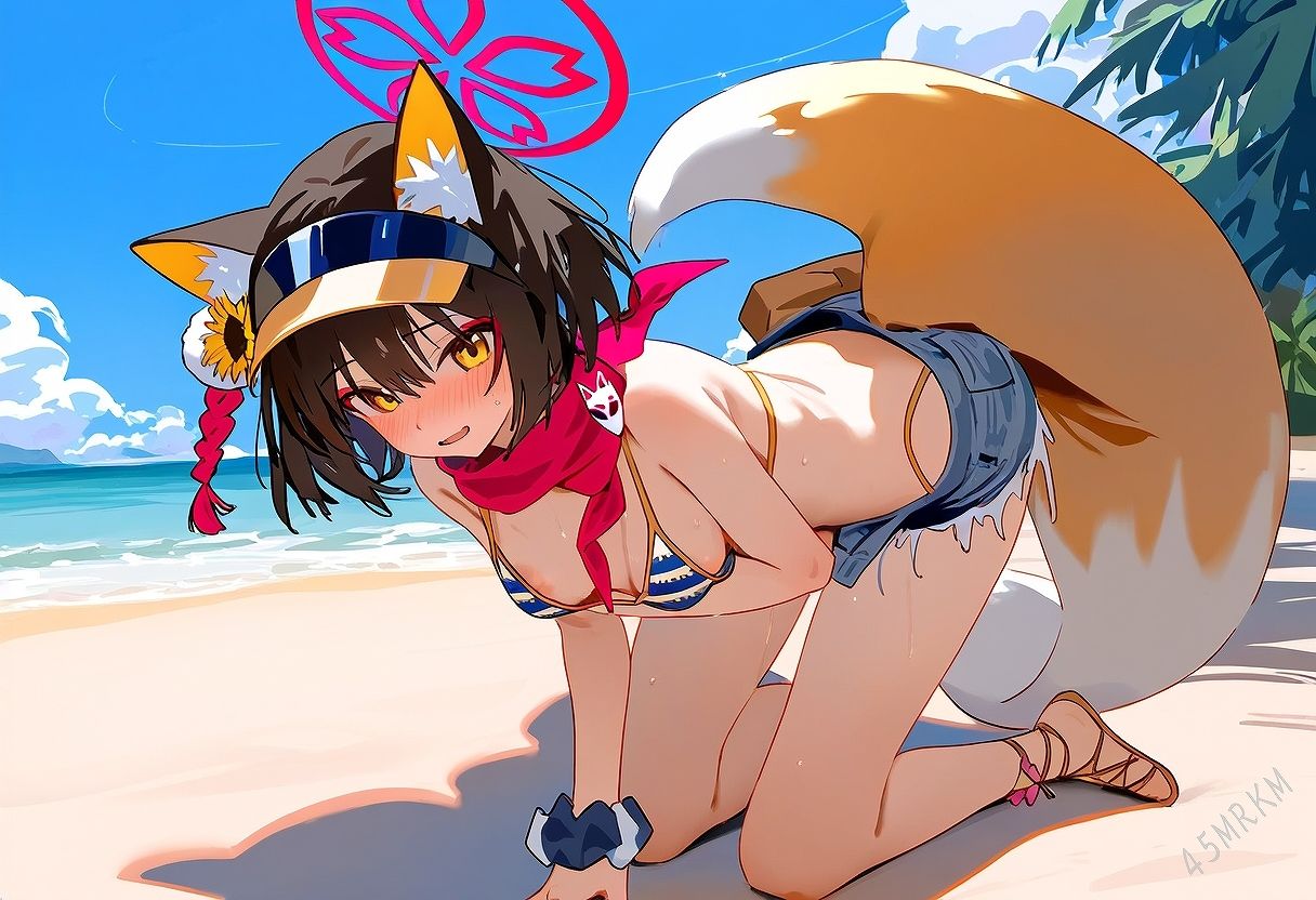 サンプル画像1:ブルアカ久田イズナ水着HCG集B(45MRKM) [d_446649]