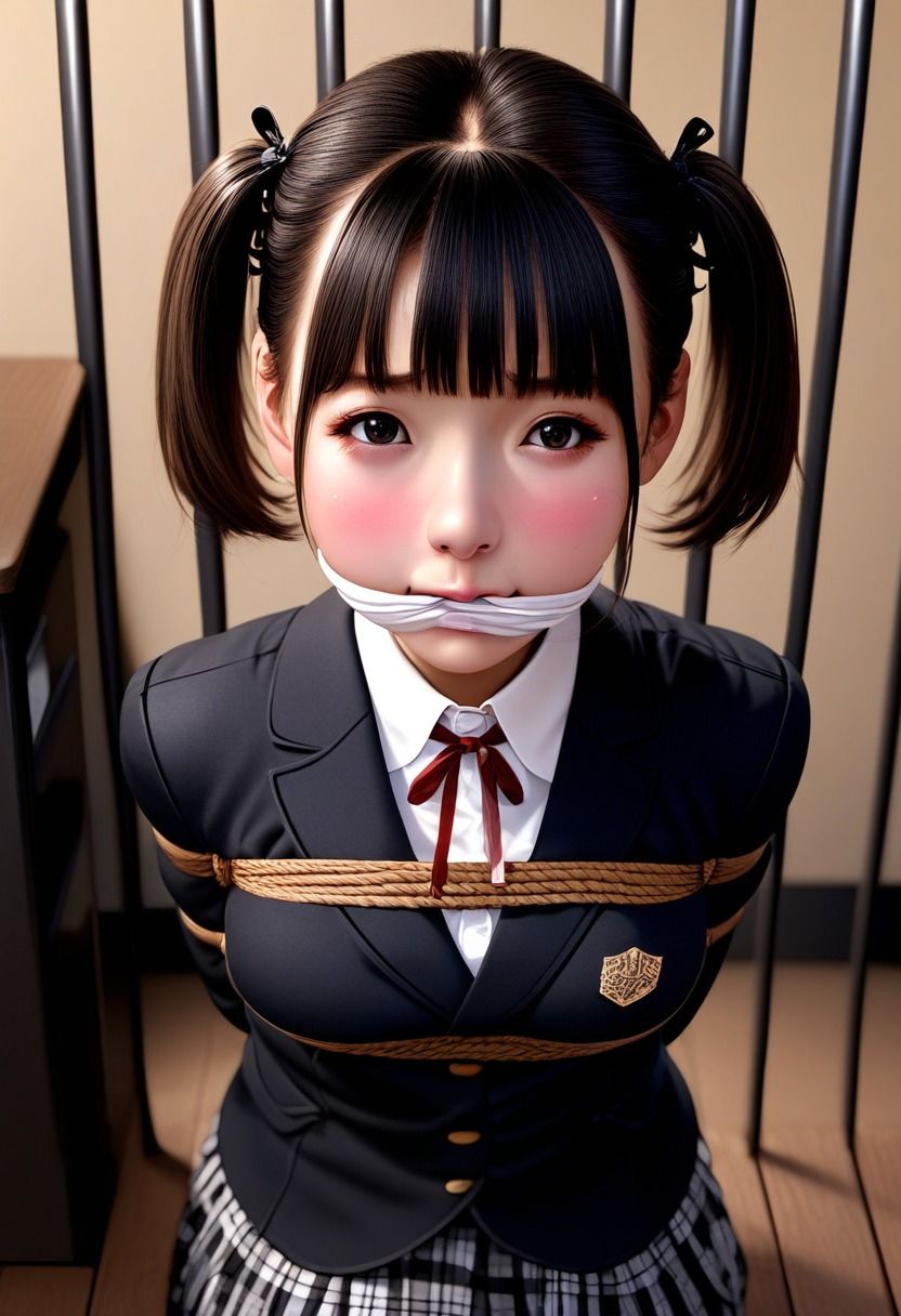 サンプル画像1:今日もまた縛られちゃいました〜ブレザー編〜(くろねこ倶楽部) [d_446818]