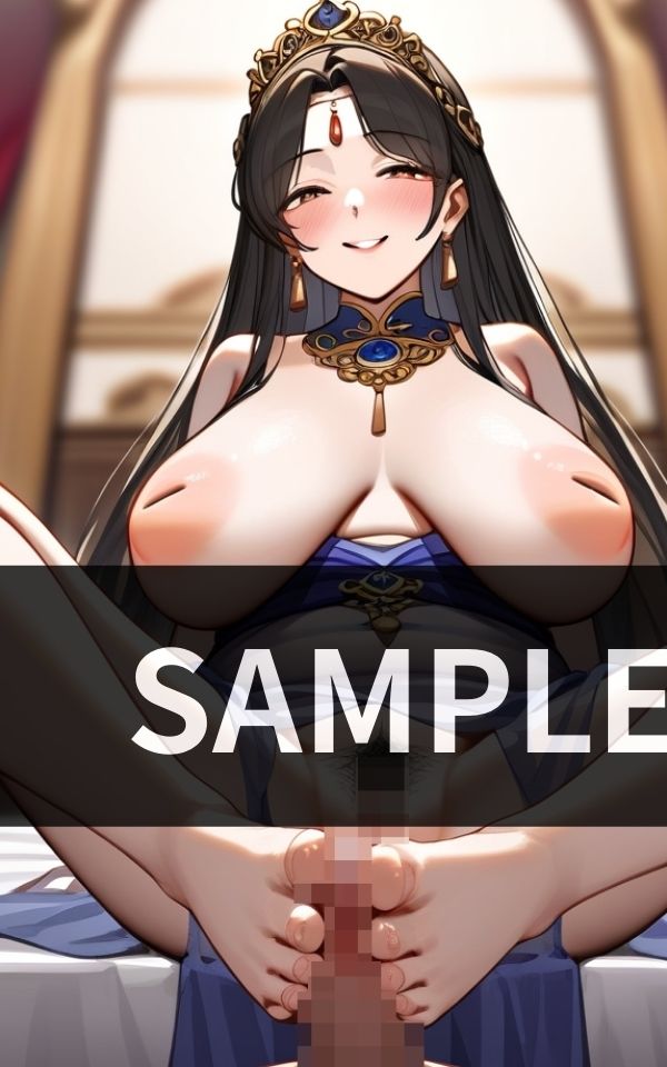 サンプル画像4:陥没乳首の王女様 趣味は足コキ(エロティーク) [d_446821]