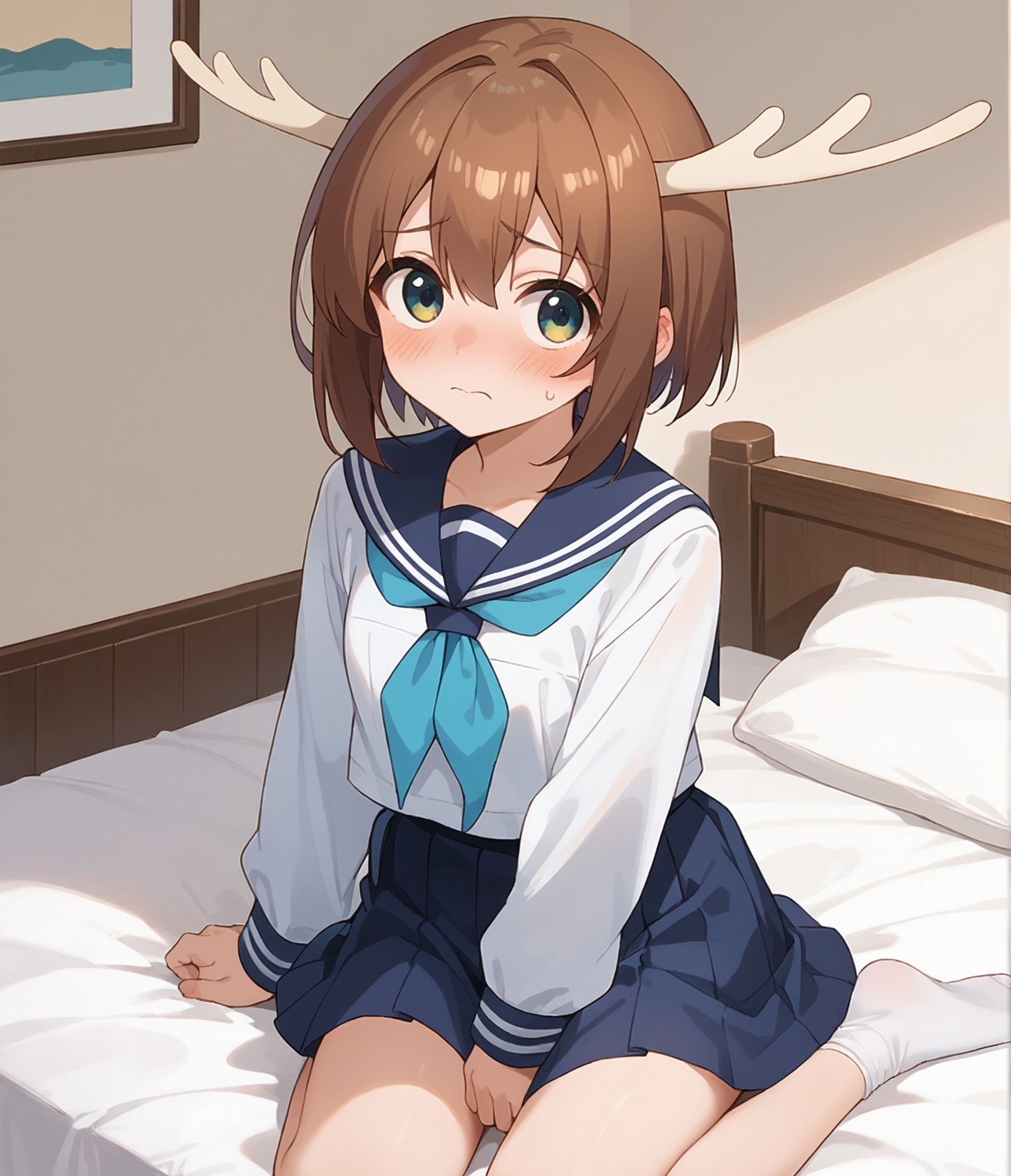 サンプル画像1:しかの娘たちといちゃらぶえっち(machua) [d_446836]